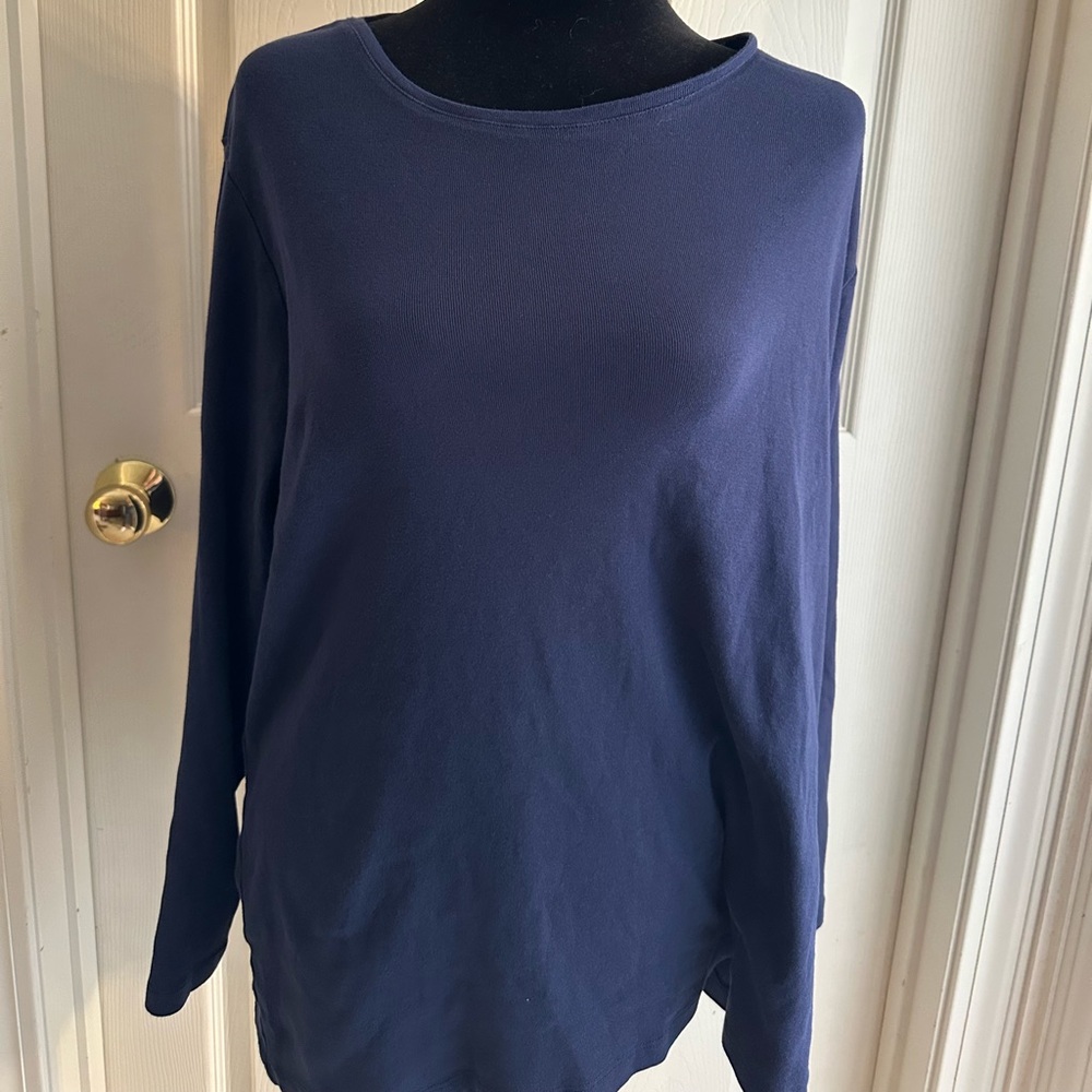 Chicos Navy Blue Women's Tee